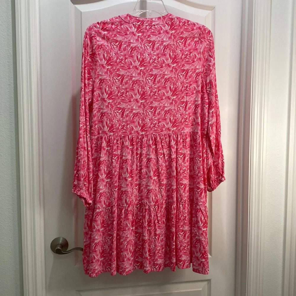 Stella Parker NWT size large PINK pink petal shower dress. New with tags - Picture 7 of 14